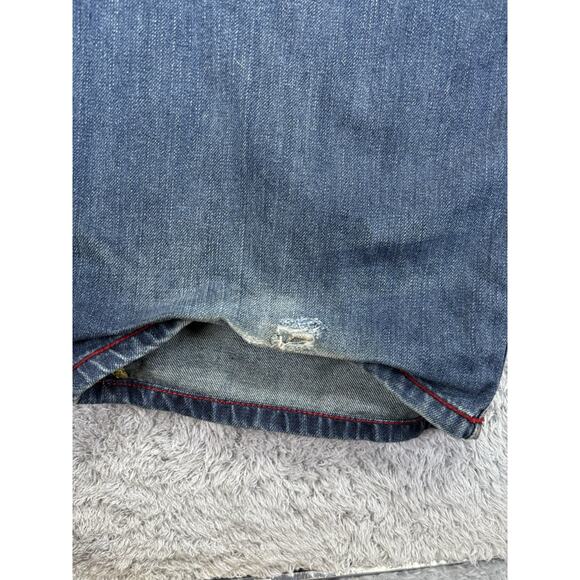 Coogi Mens Jeans 40x34 (33.5) Baggy Guitar Hands Embroidered Hip Hop Spellout‎ - Picture 11 of 16